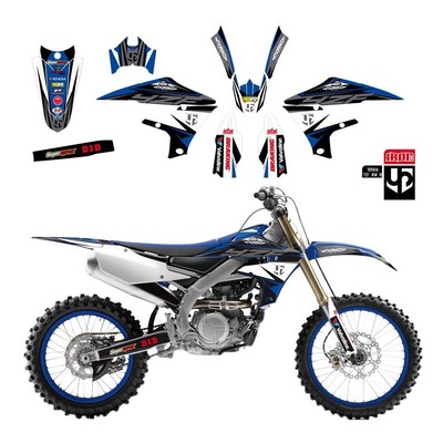 Kit déco Up Design Iron bleu Yamaha YZ 250 15-17