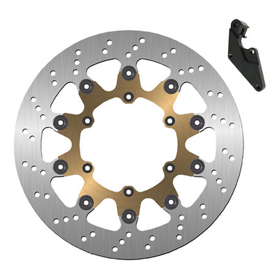Kit disque de frein avant NG Brakes 723K14 320 mm flottant avec patte de déport Yamaha YZ450F 08-15