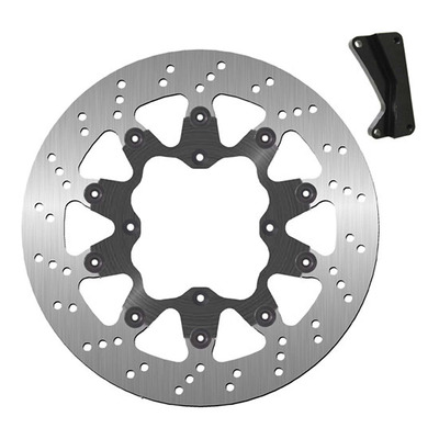 Kit disque de frein AV NG Brakes 732K13 320 mm flottant avec patte de déport Kawasaki KX450 20-25