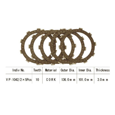Kit disques d'embrayage garnis Kyoto Honda MTX 125 RW 83-90