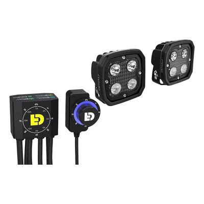 Kit éclairage Denali D4 avec contrôleur intelligent Dialdim Harley Davideson 1250 Pan America 21-24