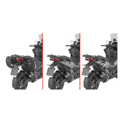 Kit fixation de sacoches rétractables Givi Easy-T Honda Forza 750 21-26