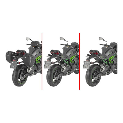 Kit fixation de sacoches rétractables Givi Easy-T Kawasaki Z 900 25-26