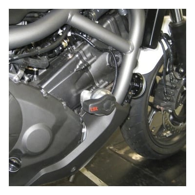 Kit fixation de tampons de protection argent LSL Honda NC 700 XA 12-22