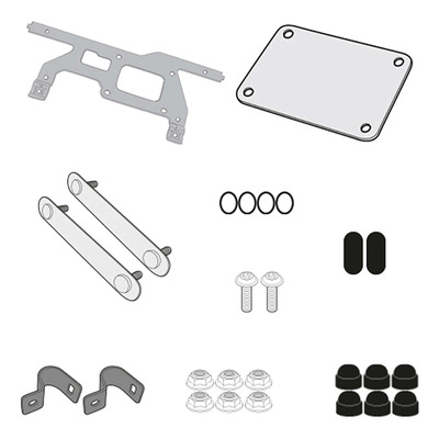 Kit fixation Givi boite à outils S250 sur PLOS5108CAM BMW R 1250 GS 19-23