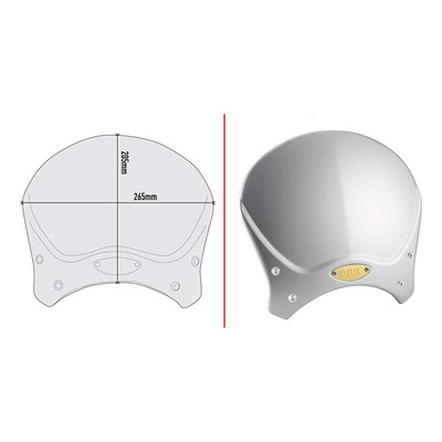 Kit fixation pour pare-brise Givi 100AL/100ALB/140A/140S Moto Morini Seiemmezzo STR 650 23-24