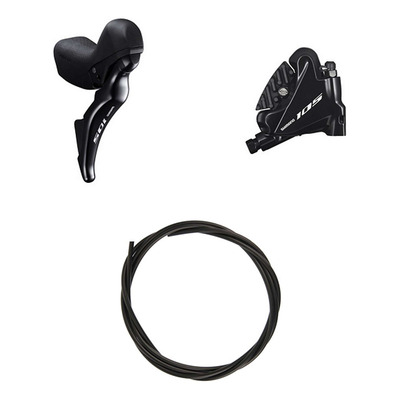 Kit Frein à Disque Hydraulique Shimano 105 BR-R7020 Levier Droit Frein Arrière Noir
