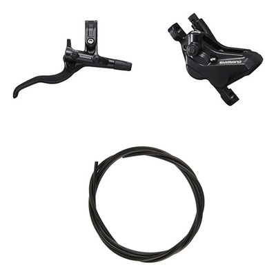 Kit Frein à Disque Hydraulique Shimano Deore BR-MT420 / BL-M4100 Levier Droite Frein Arrière Noir