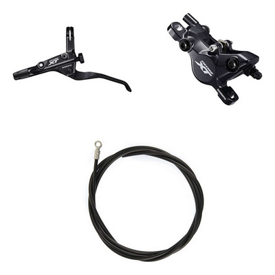 Kit Frein à Disque Hydraulique Shimano Deore XT BR-M8100 / BL-T8100 Levier Gauche Frein Avant Noir