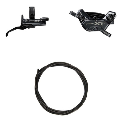Kit Frein à Disque Hydraulique Shimano Deore XT BR-M8220/BL-M8200 Levier Droite Frein Arrière Noir