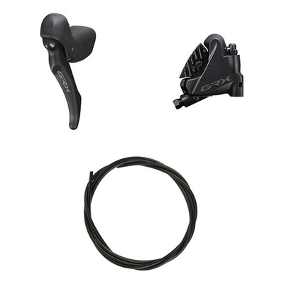 Kit Frein à Disque Hydraulique Shimano GRX BR-RX400/BL-RX600 Levier Gauche Frein Avant Noir