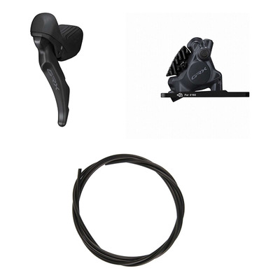 Kit Frein à Disque Hydraulique Shimano GRX BR-RX410/ST-RX610 Levier Gauche Frein Avant