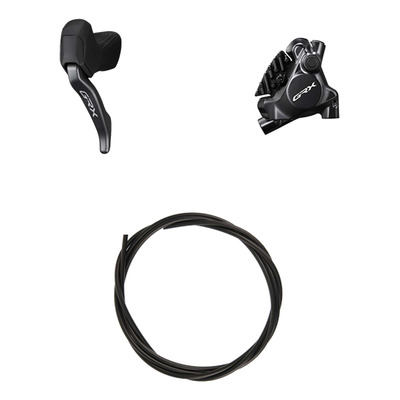 Kit Frein à Disque Hydraulique Shimano GRX Di2 BR-RX820/BL-RX825 Levier Gauche Frein Avant