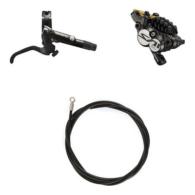 Kit Frein à Disque Hydraulique Shimano Saint BR-M820 / BL-M820 Levier Droite Frein Arrière Noir