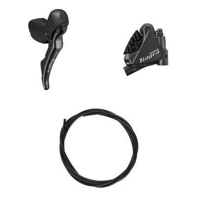 Kit Frein à Disque Hydraulique Shimano Tiagra BR-4770/ST-4720 Levier Droit Frein Arrière Noir