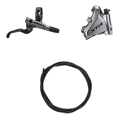 Kit Frein à Disque Hydraulique Shimano XTR BR-M9110 / BL-M9100 Levier Droite Frein Arrière Noir