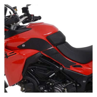 Kit grip de réservoir R&G Racing noir Ducati Multistrada V2 22-23