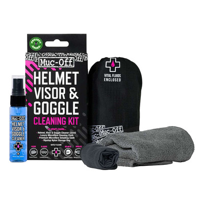 Kit nettoyant Muc-Off casque, visière et masque