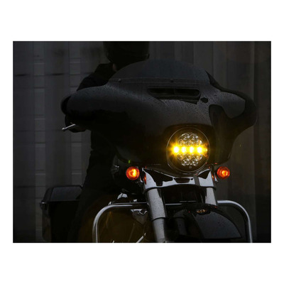 Kit optiques de phares et support Denali D14 Destroyer Harley Davidson Street Glide 14-20
