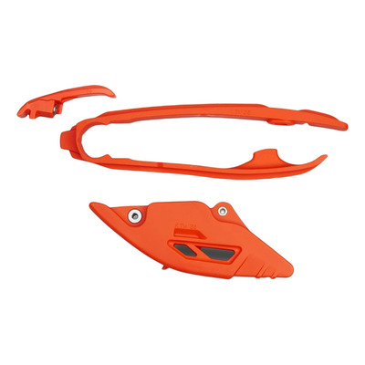 Kit patin et guide chaîne Ufo Orange KTM SX/SXF depuis 2023