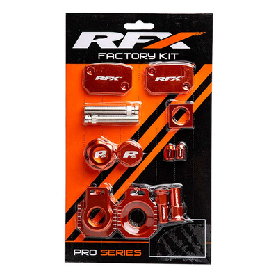 Kit pièces anodisé RFX Factory - KTM EXCF 250cc 14-23 - Orange