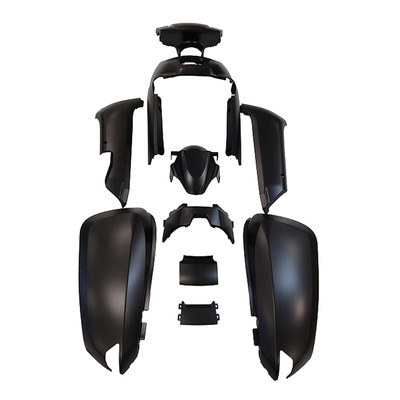 Kit plastique 11 pièces noir mat TNT Halo
