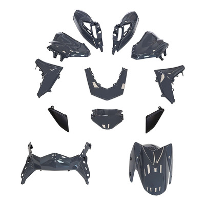 Kit plastique 12 pièces gris nardo Yamaha N-MAX 125 2021-24