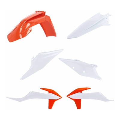Kit plastique Acerbis KTM 125 SX19-22 blanc/orange (couleur origine 22)