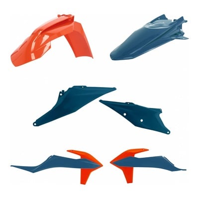 Kit plastique Acerbis KTM EXC 150 TPI 20-23 Bleu/Orange Brillant