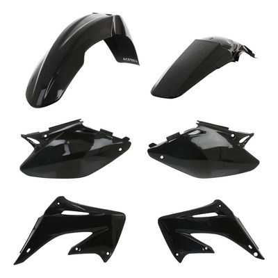 Kit Plastique ACERBIS Type Origine Noir - Honda 125 / 250 CR 04-07