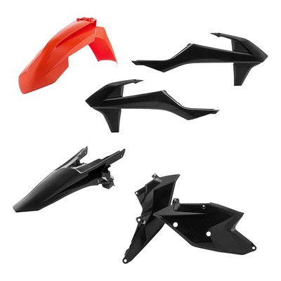 Kit Plastique ACERBIS Type Origine Noir / Orange - KTM SX / SXF 16-18