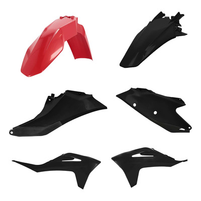 Kit Plastique ACERBIS Type Origine Noir / Rouge - Gasgas MC / MCF 21-23