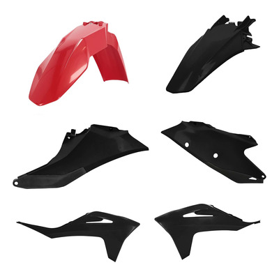 Kit Plastique ACERBIS Type Origine Noir / Rouge - Gasgas EC / ECF 21-23
