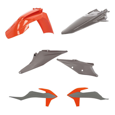 Kit Plastique ACERBIS Type Origine Orange / Gris - KTM EXC / EXCF 20-23