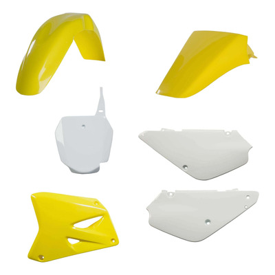 Kit Plastique ACERBIS Type Origine Réplica 2000 Jaune / Blanc - Suzuki 85 RM 00-25