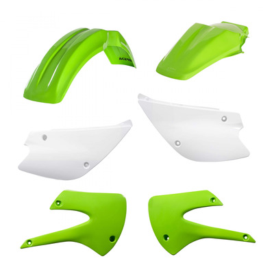 Kit Plastique ACERBIS Type Origine Réplica 2001 Vert / Blanc - Kawasaki 85 KX 96-13