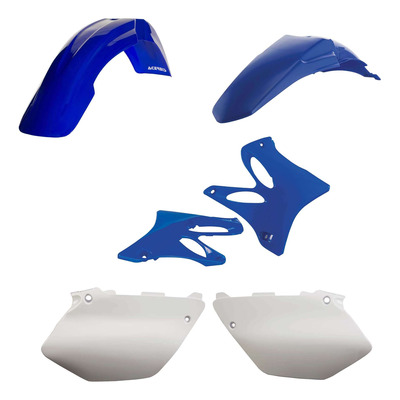 Kit Plastique ACERBIS Type Origine Réplica 2002 Bleu / Blanc - Yamaha 125 / 250 YZ 02-05