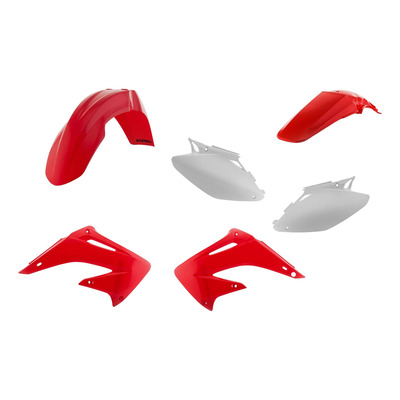 Kit Plastique ACERBIS Type Origine Réplica 2004 Rouge / Blanc - Honda 125 / 250 CR 04-07
