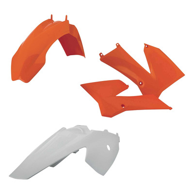 Kit Plastique ACERBIS Type Origine Réplica 2006 Orange / Blanc - KTM 85 SX 06-12
