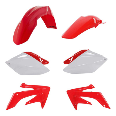 Kit Plastique ACERBIS Type Origine Réplica 2006 Rouge / Blanc - Honda 250 CRF-R 06-09