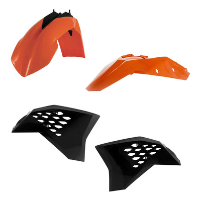 Kit Plastique ACERBIS Type Origine Réplica 2007 Orange / Noir - KTM 250 / 450 SXF 07-10