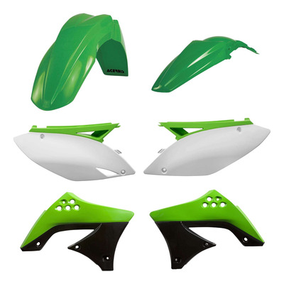Kit Plastique ACERBIS Type Origine Réplica 2009 Vert / Blanc / Noir - Kawasaki 450 KXF 09-11