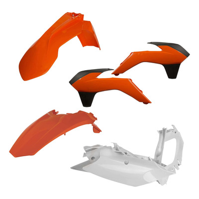 Kit Plastique ACERBIS Type Origine Réplica 2013 Orange / Blanc / Noir - KTM SX / SXF 13-15
