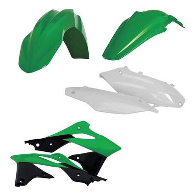 Kit Plastique ACERBIS Type Origine Réplica 2016 Vert / Blanc / Noir - Kawasaki 250 KXF 13-16