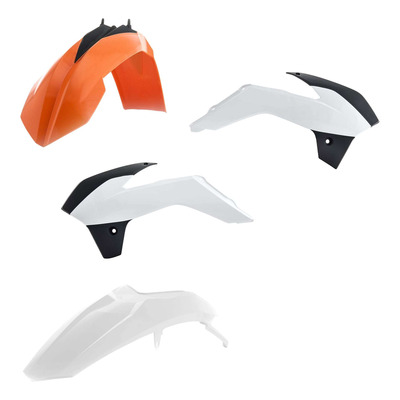 Kit Plastique ACERBIS Type Origine Réplica 2017 Blanc / Orange / Noir - KTM 85 SX 13-17