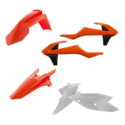 Kit Plastique ACERBIS Type Origine Réplica 2018 Orange / Blanc / Noir - KTM SX / SXF 16-18
