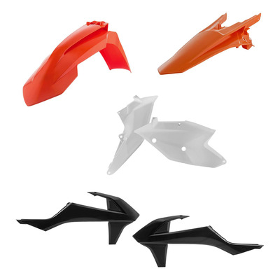Kit Plastique ACERBIS Type Origine Réplica 2018 Orange / Blanc / Noir - KTM EXC / EXCF 17-19