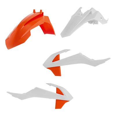 Kit Plastique ACERBIS Type Origine Réplica 2019 Blanc / Orange - KTM 65 SX 16-23