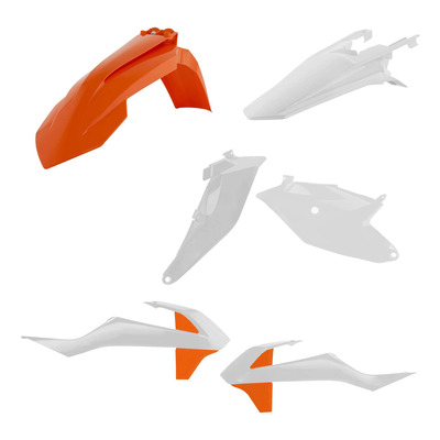 Kit Plastique ACERBIS Type Origine Réplica 2019 Blanc / Orange - KTM 85 SX 18-24