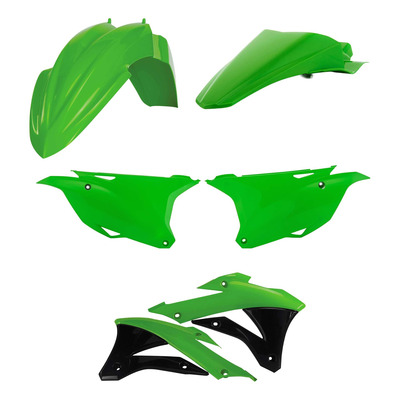 Kit Plastique ACERBIS Type Origine Réplica 2020 Vert / Noir - Kawasaki 85 KX 14-21